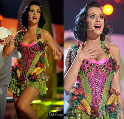 Katy Perry en su actuación en los Grammy 